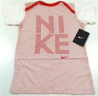 Outlet - Bílo-červené sportovní tričko s nápisem zn. Nike 