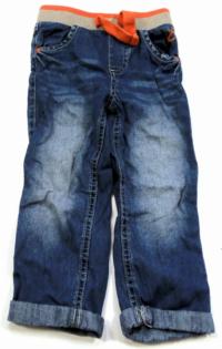 Modré riflové kalhoty zn. F&F 