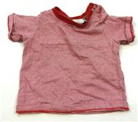 Červeno-bílé pruhované tričko zn.Junior