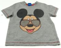 Šedé tričko s Mickeym zn. George 