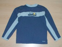 Tmavomodro-modré triko s nápisem zn. Nike vel. 140/152 cm