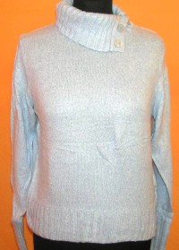 Dámský světlemodrý svetr s rolákem zn. Marks&Spencer