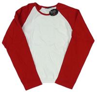 Bílo-červené triko zn. humbugz