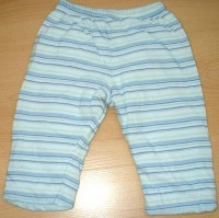 Modré pruhované zateplené kalhoty zn Mothercare