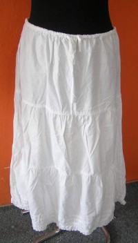 Dámská bílá sukně s krajkou zn. River Island