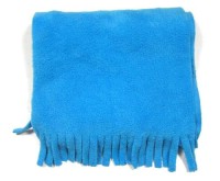 Modrá fleecová šála