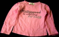 Růžové triko s nápisem zn. Early Days