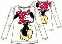 Nové - Smetanové triko s Minnie zn. Disney 