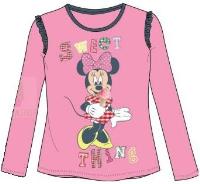 Nové - Růžové triko s Minnií zn. Disney 