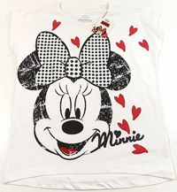 Nové - Bílé tričko s Minnie zn. Nutmeg + Disney