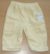 Žluté fleecové kalhoty s hračkou a kapsami zn. Early Days