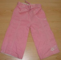 Růžové plátěné kalhoty zn. Next