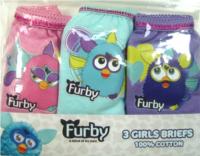 Nové - 3pack kalhotky s Furby 