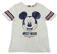 Bílé tričko s Mickeym zn. H&M