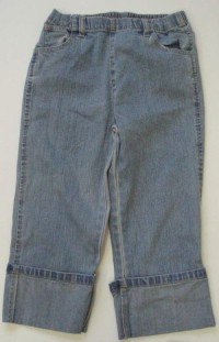 Modré riflové 3/4 kalhoty zn. Demo vel. 11 let