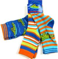 Nové - 3pack ponožky s krokodýly vel. 23-26