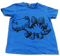 Modré tričko s dinosaurem zn. TU