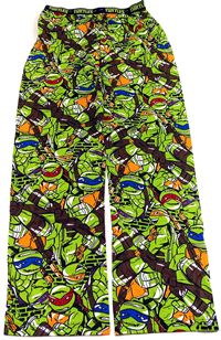 Nové - Zelené spodní kalhoty s Želvami Ninja zn. Nutmeg 