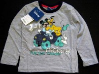 Nové - šedé triko s Mickeym zn. Disney