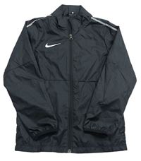 Antracitová šusťáková sportovní funkční bunda s logem zn. Nike