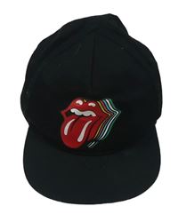 Černá plátěná kšiltovka The Rolling Stones zn. H&M