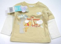 Outlet - Béžovo-smetanové triko s Půem a tygříkem zn. Disney