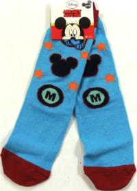 Nové - Azurové ponožky s Mickeym zn. Disney vel. 27-30