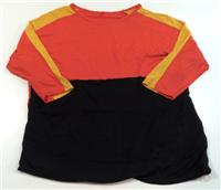 Červeno-černo-žluté tričko zn. George vel.164