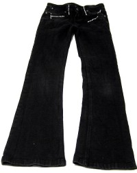 Černé riflové kalhoty vel. 146