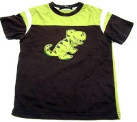 Hnědo- zelené tričko s dinosaurem zn. George