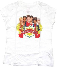 Outlet - Bílé tričko High School Musical zn. Disney vel. 10/12 let