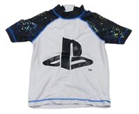 Bílo-černé UV tričko PlayStation zn. George 