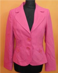 Dámskký růžový vlněný kabát zn. Topshop