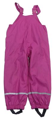 Růžové nepromokavé laclové podšité kalhoty zn. X-mail