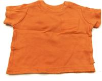 Oranžové tričko s kapsičkou 