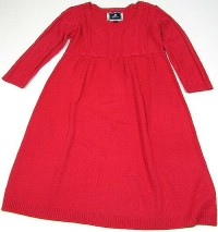 Červené pletené šaty zn. Debenhams, vel. 140