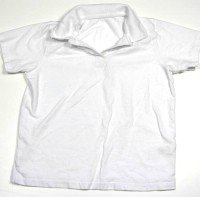 Bílé tričko s límečkem vel. 11/12 let