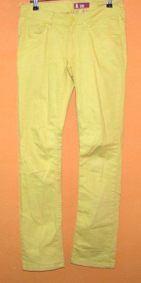 Dámské žluté plátěné kalhoty zn. H&M vel. 34