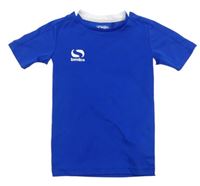 Modro-bílé sportovní funkční tričko s logem zn. Sondico