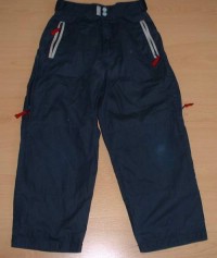 Šedé šusťákové kalhoty s kapsami zn. Marks&Spencer vel. 9 let