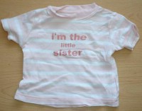 Pruhované tričko s nápisy zn. Mothercare
