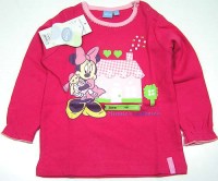 Outlet - Tmavorůžové triko s Minnie zn. Disney