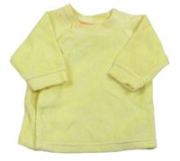 Žluté sametové propínací triko zn. Ergee