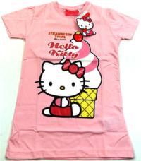 Nové - Světlerůžové tričko s Kitty zn. Sanrio 