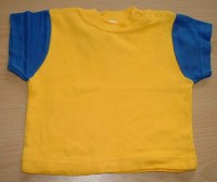 Žluto-modré tričko 
