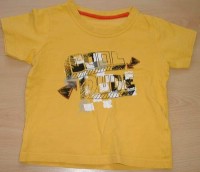 Žluté tričko s nápisy zn. Marks&Spencer