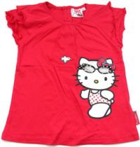 Outlet- Růžové tričko s Kitty zn. Sanrio 