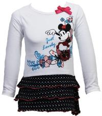 Outlet - Bílo-černá tunika s Minnie zn. Disney 