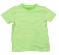 Neonově zeleno-bílo-oranžové triko zn. F&F