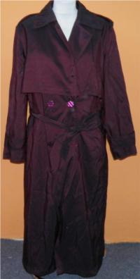 Dámský fialový šusťákový podzimní kabát zn. Worthington 